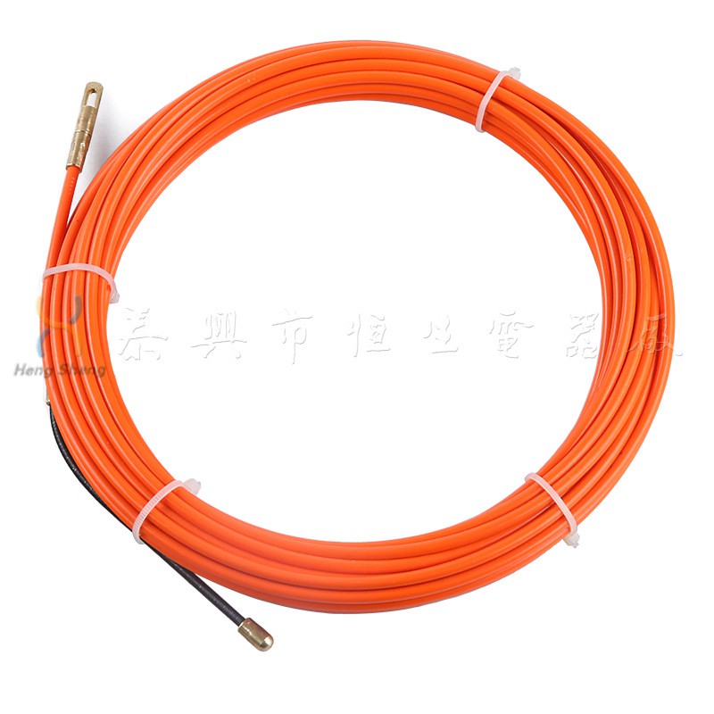 橙色包塑穿墻線拉線器